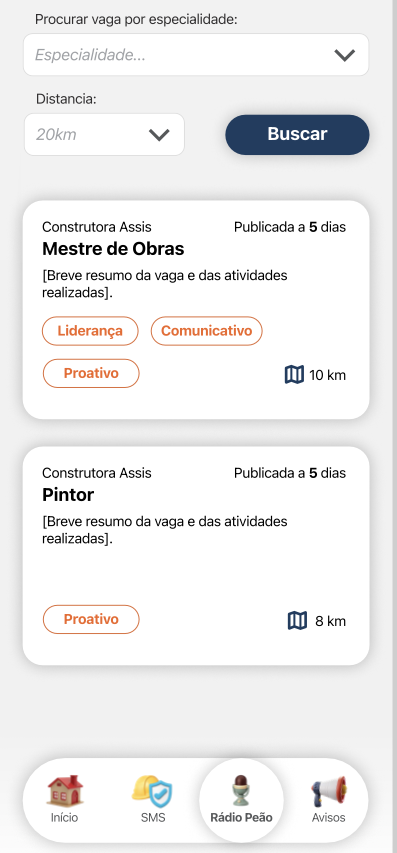 Oportunidades de Emprego